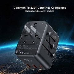 چند راهی برق مکعبی 2500 وات یک سوکت، دو یو اس بی و یک تایپ سی 20 وات یاندو
