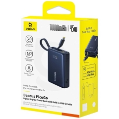 پاوربانک بیسوس فست شارژ 45 وات Type-C و USB مدل