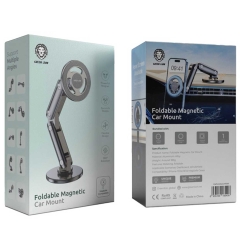 هولدر مگنتی داخل خودرو تاشو چرخشی 360 درجه گرین GNFLMAGCMTBK