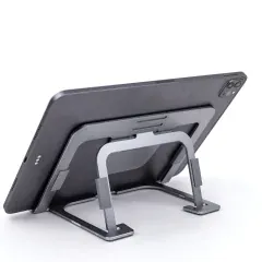 پایه تبلت تاشو قابل تنظیم فلزی