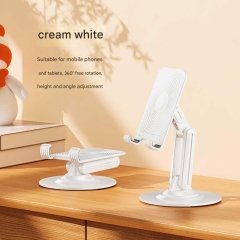 فروش هولدر گوشی موبایل و تبلت رومیزی فلزی تاشو با چرخش 360 درجه بونروی