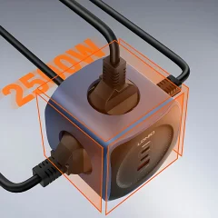 خرید چندراهی برق چندمنظوره چند پورت سوپر شارژ رومیزی الدنیو
