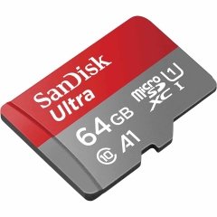 قیمت  کارت حافظه 64 گیگابایت میکرو اس‌دی با سرعت بالا سن دیسک