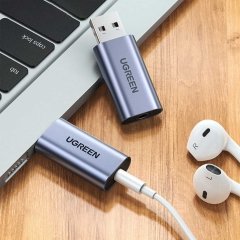 خرید مبدل صدای USB به جک 3.5 میلی‌متری یوگرین