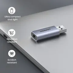 مبدل صدای USB به جک 3.5 میلی‌متری یوگرین