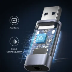 مبدل صدای USB به جک 3.5 میلی‌متری یوگرین