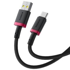 اتصال USB-A به USB-C در کابل Baseus Dura