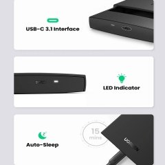نحوه استفاده باکس هارد 2.5 اینچ SSD و HDD به USB یوگرین US221 30848
