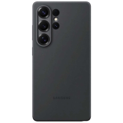 قاب محافظ سیلیکونی مشکی سامسونگ Galaxy S25