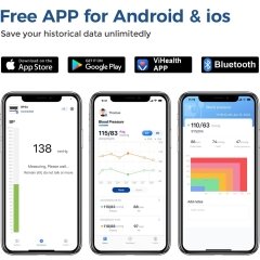 اپلیکیشن ViHealth روی گوشی هوشمند