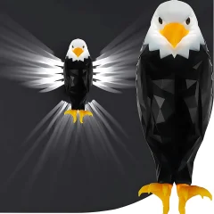 خرید چراغ خواب دیواری شارژی طرح عقاب