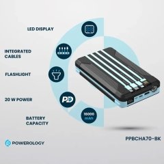 فروش شارژر همراه سولار چندکابل پاورولوژی