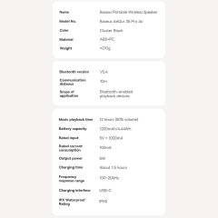 اسپیکر بلوتوث قابل حمل بیسوس