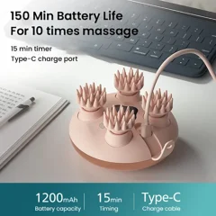 کیفیت ماساژور سر قابل شارژ چندکاره فیلیپس