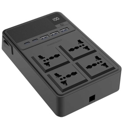 چند راهی و محافظ برق 2500 وات  4 سوکت، 3*USB و 2*TYPE-C پاورولوژی