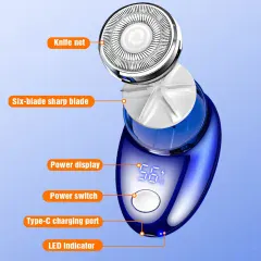 مینی ریش‌تراش دیجیتالی شارژی مسافرتی هیوندای