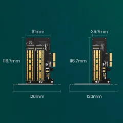 تبدیل M.2 به PCle 3.0X4 یوگرین