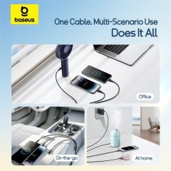 خرید کابل یو اس بی به لایتنینگ، میکرو یو اس بی و تایپ سی بیسوس