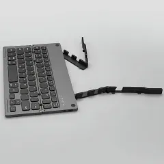 ارزان ترین کیبورد بی‌سیم تاشو شارژی هارمونیکا با استند موبایل و تبلت