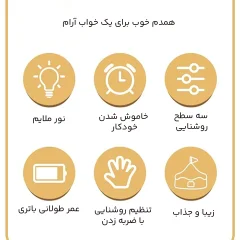 کیفیت چراغ خواب فانتزی رومیزی طرح سیرک