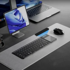 کیبورد بی‌‌سیم تاشو شارژی با تاچ پد لمسی