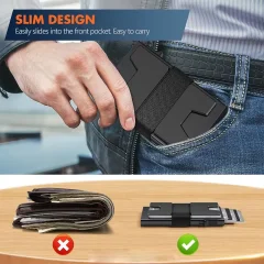 کیفیت کیف پول و جاکارتی ضد سرقت مردانه با ظرفیت بالا