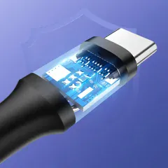 کابل فست شارژ یو‌اس‌بی به تایپ‌سی 3 آمپر 2 متری یوگرین