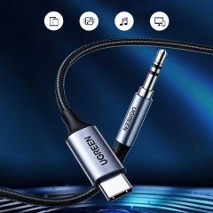 قیمت کابل تبدیل تایپ‌سی به جک 3.5 میلی‌متری یوگرین
