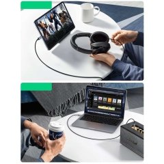 بهترین کابل تبدیل تایپ‌سی به جک 3.5 میلی‌متری یوگرین