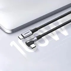 کابل شارژ سریع تایپ سی به تایپ سی 100 واتی 1 متری یوگرین