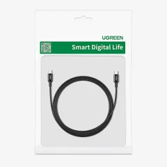 قیمت کابل شارژ و انتقال داده دو سر تایپ‌سی 100 وات 1 متری یوگرین