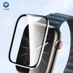 گلس اپل واچ سری 10 سایز 46 میلی‌متری لیتو Lito S10 تمام چسب  Litho S10 46 MM
