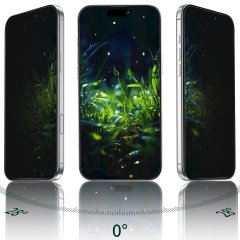 خرید گلس پرایوسی لبه سیلیکونی ایفون 17 پرو گرین لاین