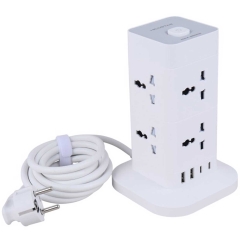 چند راهی برق 8 سوکت 2500 وات، دو USB و دو تایپ‌سی هایکواستار