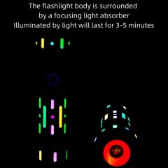چراغ قوه شارژی فلورسنت زوم تلسکوپی 50 وات چند منظوره Multifunction Telescopic Zoom Fluorescent Light Absorber Flashlight G85