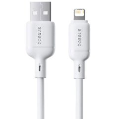 کابل فست شارژ USB به لایتنینگ 2.4 آمپردو متری بیسوس P10377702113-00
