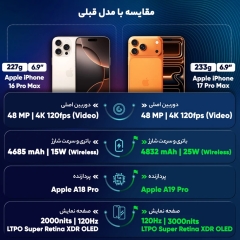 بهترین آیفون 17 پرومکس