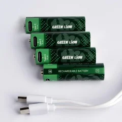 فروش باتری قلمی  شارژی گرین لاین GNRGBAA ظرفیت 1800 میلی آمپر بسته 4 عددی