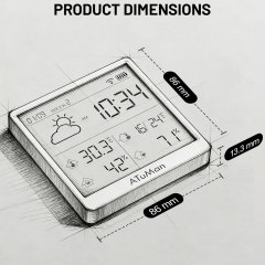 دماسنج و رطوبت سنج اتومن