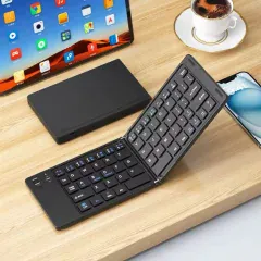 خرید کیبورد بی‌‌سیم تاشو شارژی