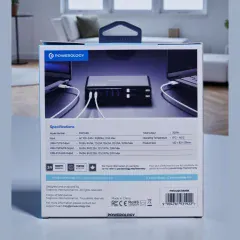 پر فروش ترین هاب شارژر پاورولوژی با کابل جمع شونده