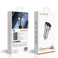 کیفیت شارژر فندکی فست شارژ هایکو استار Hicostar مدل  HS-CC33 توان 45 وات شارژر فندکی فست شارژ هایکو استار