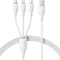 کیفیت کابل شارژ USB به لایتنینگ/تایپ سی/میکرو یو اس بی  3.5 آمپر بیسوس
