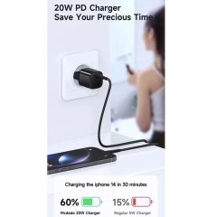 فروش شارژر دیواری تایپ سی 20 وات مک دودو