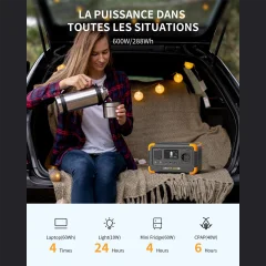 کیفیت پاور استیشن 600 وات پکرون