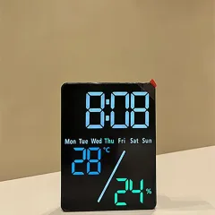خرید ساعت دیجیتال LED رو میزی با نمایش زمان و تاریخ