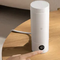 فلاسک هوشمند شیائومی مدل MJDRB02PL حجم 350 میلی لیتر با نمایشگر دما انباکسینگ برای تولید محتوا