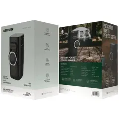 قهوه ساز جیبی فوری گرین‌لاین GNINPCOF100BK  آنباکسینگ برای تولید محتوا