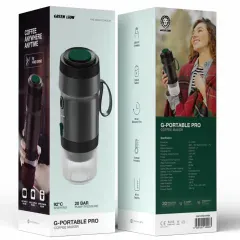 قهوه ساز گرین لاین Green Lion اصل مدل GL-CM01 عصاره‌گیری سرد و گرم وآنباکسینگ برای تولید محتوا