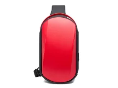 کیف کراس بادی مردانه و زنانه بنج اصل BANGE BG-7256 ضد آب USB دار ایراد ظاهری